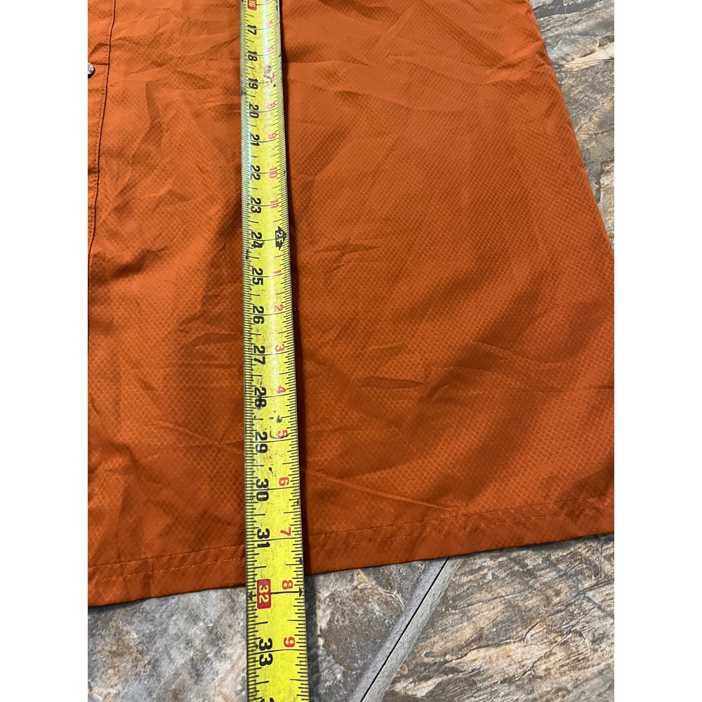 Columbia PFG Shirt Men XL Orange Texas Longhorns Fishing Short Sleeve - Picture 7 of 7